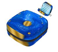 Bolsa de almacenamiento de servilletas sanitarias, bolsa de copa menstrual para niñas, organizador de almohadillas sanitarias de gran capacidad, galaxia de cielo estrellado cósmico