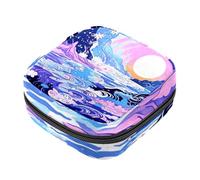 Bolsa de Almacenamiento de servilletas sanitarias,Bolsa de época,Resumen río Tropical Textura,Bolsa de Almohadilla