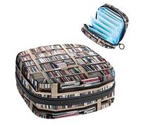Bolsa de almacenamiento de servilletas sanitarias, bolsa de kit de período para la escuela, bolsa de copa menstrual, bolsa organizadora de servilletas sanitarias, librería, biblioteca escolar