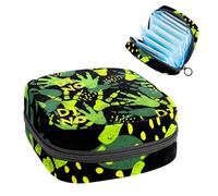 Bolsa de almacenamiento de servilletas sanitarias, bolsa de kit de período para la escuela, bolsa de copa menstrual, bolsa organizadora de almohadillas sanitarias, bolsa organizadora, huella de garra