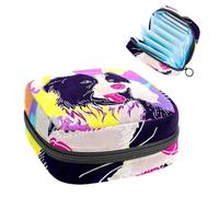 Bolsa de almacenamiento de servilletas sanitarias, bolsa de regalo negra I Like Monday First Period para niñas y mujeres, bolsa de copa menstrual, bolsas de tampón para menstruación femenina, Holde,