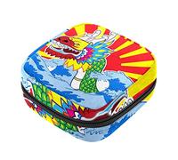 Bolsa de almacenamiento de servilletas sanitarias, bolsas de productos femeninos bolsa de kit de período portátil para niñas mujeres señoras Dragon Boat Festival China, Varios colores, 4.7x6.6x6.6 in/12x17x17 cm