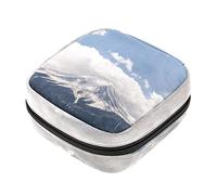 Bolsa de almacenamiento de servilletas sanitarias, bolsas de productos femeninos, bolsa portátil para niñas, mujeres, damas, Fuji, montaña, Japón, paisaje, Varios colores, 4.7x6.6x6.6 in/12x17x17 cm