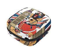 Bolsa de almacenamiento de servilletas sanitarias, bolsas de productos femeninos, bolsa portátil para niñas, mujeres, señoras, corgi, perro británico, Varios colores, 4.7x6.6x6.6 in/12x17x17 cm