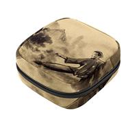 Bolsa de almacenamiento de servilletas sanitarias, bolsas de productos femeninos, bolsa portátil para niñas, mujeres, damas, pintura de Tai Chi, Kongfu chino, Varios colores, 4.7x6.6x6.6 in/12x17x17 cm