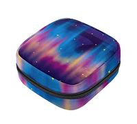 Bolsa de almacenamiento de servilletas sanitarias, bolsas de productos femeninos, bolsa portátil para niñas, mujeres, señoras, hermoso faro del norte, Varios colores, 4.7x6.6x6.6 in/12x17x17 cm