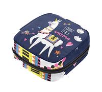 Bolsa de almacenamiento de servilletas sanitarias, bolsas de productos femeninos, bolsa portátil para niñas, mujeres, señoras, dibujos animados, I Choose To Be a Unicorn Heart Star Arrow Cloud, Varios colores, 4.7x6.6x6.6 in/12x17x17 cm