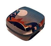 Bolsa de almacenamiento de servilletas sanitarias, bolsas de productos femeninos, bolsa portátil para niñas y mujeres, monstruo espacial de exploración de Marte, monstruo espacial, Varios colores,