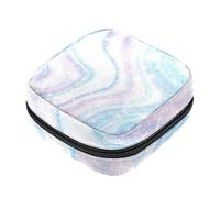 Bolsa de almacenamiento de servilletas sanitarias, bolsas de productos femeninos, bolsa portátil para niñas, mujeres, señoras, galaxia estrellada, fantasía, Varios colores, 4.7x6.6x6.6 in/12x17x17 cm