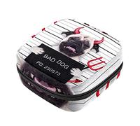 Bolsa de almacenamiento de servilletas sanitarias, bolsas de productos femeninos, bolsa portátil para niñas, mujeres, señoras, pequeño demonio, bulldog francés, Varios colores, 4.7x6.6x6.6 in/12x17x17 cm