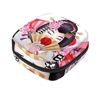 Bolsa de almacenamiento de servilletas sanitarias, bolsas de productos femeninos, bolsa portátil para niñas, mujeres, señoras y mujeres, japonesas, Varios colores, 4.7x6.6x6.6 in/12x17x17 cm