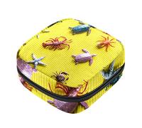 Bolsa de almacenamiento de servilletas sanitarias, bolsas de productos femeninos, bolsa portátil para niñas, mujeres, señoras, divertida estrella de mar, tortuga, cangrejo, mundo del océano, Varios
