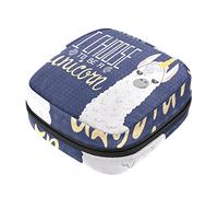 Bolsa de almacenamiento de servilletas sanitarias, bolsas de productos femeninos, bolsa portátil para niñas, mujeres, señoras, I Choose To Be a Unicorn Funny Alpaca, Varios colores, 4.7x6.6x6.6 in/12x17x17 cm