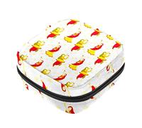 Bolsa de almacenamiento de servilletas sanitarias, bolsas de productos femeninos, bolsa portátil para niñas y mujeres, danza de Bollywood, Varios colores, 4.7x6.6x6.6 in/12x17x17 cm