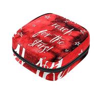 Bolsa de almacenamiento de servilletas sanitarias, bolsas de productos femeninos, bolsa portátil para niñas y mujeres, letras inspiradoras, Varios colores, 4.7x6.6x6.6 in/12x17x17 cm