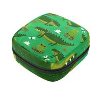 Bolsa de almacenamiento de servilletas sanitarias, bolsas de productos femeninos, bolsa portátil para niñas y mujeres, cocodrilo, rana, búho, loto, Varios colores, 4.7x6.6x6.6 in/12x17x17 cm
