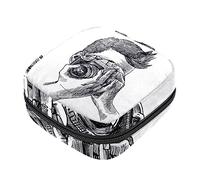 Bolsa de almacenamiento de servilletas sanitarias, bolsas de productos femeninos, bolsa portátil para niñas, mujeres, mujeres, fotógrafos, bocetos, retratos, Varios colores, 4.7x6.6x6.6 in/12x17x17 cm