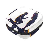 Bolsa de almacenamiento de servilletas sanitarias, bolsas de productos femeninos, bolsa portátil para niñas, mujeres, mujeres, propuesta de compromiso, Marry Me, Varios colores, 4.7x6.6x6.6 in/12x17x17 cm