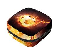 Bolsa de almacenamiento de servilletas sanitarias, bolsas de productos femeninos, bolsa portátil para niñas y mujeres, pelota deportiva de fútbol, Varios colores, 4.7x6.6x6.6 in/12x17x17 cm