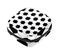 Bolsa de almacenamiento de servilletas sanitarias, bolsas de productos femeninos, bolsa portátil para niñas y mujeres, patrón de fútbol, Varios colores, 4.7x6.6x6.6 in/12x17x17 cm