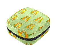 Bolsa de almacenamiento de servilletas sanitarias, bolsas de productos femeninos, bolsa portátil para niñas y mujeres, danza de Bollywood, Varios colores, 4.7x6.6x6.6 in/12x17x17 cm