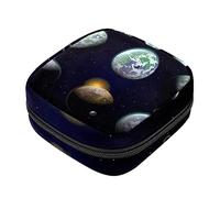 Bolsa de almacenamiento de servilletas sanitarias, bolsas de productos femeninos, bolsa portátil para kit de período para niñas, mujeres, señoras, tierra, Varios colores, 4.7x6.6x6.6 in/12x17x17 cm