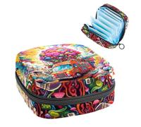 Bolsa de almacenamiento de servilletas sanitarias, cerebro y bus-101, bolsa para kit de primer período para niñas y mujeres, bolsa de copa menstrual, bolsas de tampón para menstruación femenina, Holde