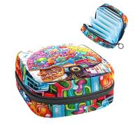 Bolsa de almacenamiento de servilletas sanitarias, cerebro y bus-123, bolsa para kit de primer período para niñas y mujeres, bolsa de copa menstrual, bolsas de tampón para menstruación femenina, Holde