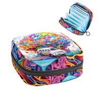 Bolsa de almacenamiento de servilletas sanitarias, cerebro y bus-200, bolsa para kit de primer período para niñas y mujeres, bolsa de copa menstrual, bolsas de tampón para menstruación femenina, Holde