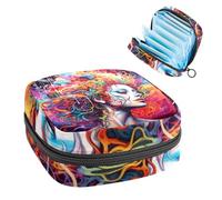 Bolsa de almacenamiento de servilletas sanitarias, cerebro y bus-206, bolsa de tampón con cremallera, bolsa de período para adolescentes y niñas, bolso de menstruación femenina