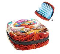 Bolsa de almacenamiento de servilletas sanitarias, cerebro y bus-68, bolsa para kit de primer período para niñas y mujeres, bolsa de copa menstrual, bolsas de tampón para menstruación femenina, Holde