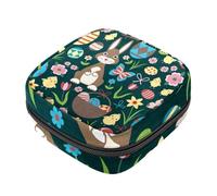 Bolsa de almacenamiento de servilletas sanitarias, Día Mundial del Turismo, colorida Torre Eiffel oscura, bolsa para kit de primer período, bolsa para niñas y mujeres, bolsa de copa menstrual, bolsas