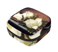 Bolsa de almacenamiento de servilletas sanitarias gigantes Magnolias para mujeres, adolescentes y niñas, bolsa de copa menstrual para lactancia