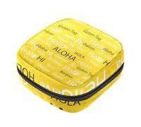 Bolsa de almacenamiento de servilletas sanitarias, Hello Words Differente Languages First Period Kit Bag para niñas y mujeres, bolsa de copa menstrual, bolsas de tampón para menstruación femenina,