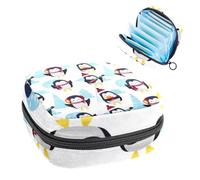 Bolsa de almacenamiento de servilletas sanitarias, I Love The USA, estilo vintage, bandera estadounidense, bolsa para kit de primer período, bolsa para niñas y mujeres, bolsa de copa menstrual, bolsas