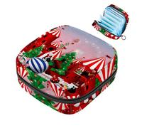 Bolsa de almacenamiento de servilletas sanitarias, Map Treasure Island, bolsa para kit de primer período para niñas y mujeres, bolsa de copa menstrual, bolsas de tampón para menstruación femenina,