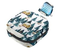 Bolsa de almacenamiento de servilletas sanitarias, mapa del tesoro pirata, bolsa para el primer período, para niñas y mujeres, bolsa de copa menstrual, bolsas de tampón para menstruación femenina,