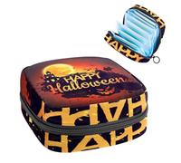 Bolsa de almacenamiento de servilletas sanitarias, nave espacial volando sobre tThe World First Period, bolsa para niñas y mujeres, bolsa de copa menstrual, bolsas de tampón para menstruación