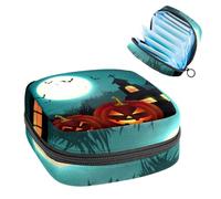 Bolsa de almacenamiento de servilletas sanitarias, nave espacial volando sobre tThe World First Period, bolsa para niñas y mujeres, bolsa de copa menstrual, bolsas de tampón para menstruación