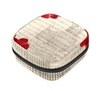 Bolsa de almacenamiento de servilletas sanitarias, órgano de tubo, iglesia, fondo musical, bolsa para kit de primer período, bolsa para niñas y mujeres, bolsa de copa menstrual, bolsas de tampón para
