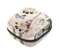 Bolsa de almacenamiento de servilletas sanitarias, River House Spring Landscape First Period Kit Bag para niñas y mujeres, bolsa de copa menstrual, bolsas de tampón para menstruación femenina, Holde,