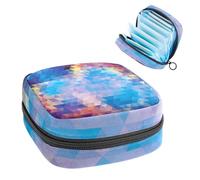 Bolsa de almacenamiento de servilletas sanitarias, Rocket Celestial Body Sea First Period Kit Bag para niñas y mujeres, bolsa de copa menstrual, bolsas de tampón para menstruación femenina, Holde,