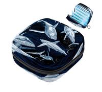 Bolsa de almacenamiento de servilletas sanitarias, Sun Yin Yang Fire First Period Kit Bag para niñas y mujeres, bolsa de copa menstrual, bolsas de tampón para menstruación femenina, Holde, Multicolor