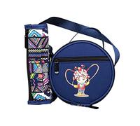 Bolsa de almacenamiento de tambor con diseño de personajes dramáticos con mini bolsa de tambor, impermeable, étnico, para amantes de la música, bolsa de tambor de tela Oxford