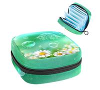 Bolsa de almacenamiento de tampones para servilletas sanitarias con burbujas de jabón y manzanilla, Varios colores, 4.7x6.6x6.6 in/12x17x17 cm