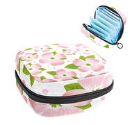 Bolsa de almacenamiento de tampones para servilletas sanitarias con diseño de flores, color rosa, Varios colores, 4.7x6.6x6.6 in/12x17x17 cm