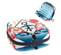 Bolsa de almacenamiento de tampones para servilletas sanitarias de Japón, Varios colores, 4.7x6.6x6.6 in/12x17x17 cm