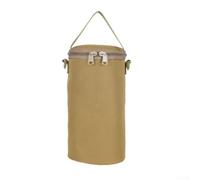 Bolsa de almacenamiento de tanque de gas Nylon Camping Lantern Case con cremallera - Organizador de viaje portátil S/L (amarillo S)