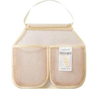 Bolsa de almacenamiento de verduras color beige, bolsa para colgar, accesorio para el hogar, para la escuela, dormitorio, almacenamiento, bolsas de red de verduras para cebollas, normal
