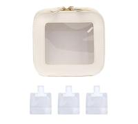 Bolsa De Almacenamiento De Viaje De 1 Pieza, Bolsas De Repuesto De Muestra De 3 Piezas, Mini Artículos Esenciales De Viaje, Mini Neceser De Viaje, Mini Neceser De Cosméticos, Neceser De Bolsillo